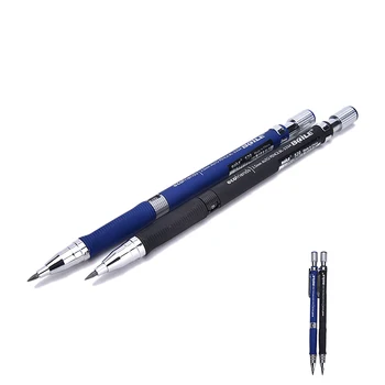 2 мм Черный металлический и пластиковый Механический карандаш, Автоматическая ручка для детских канцелярских принадлежностей, Автоматическая заправка грифеля для рисования