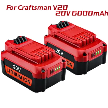 6000mAh 20V Lithium-Batterie für Handwerker V20 Lithium-Ionen Batterie CMCB202 CMCB202-2CMCB204 CMCB204-2Handwerker V20 Batterie