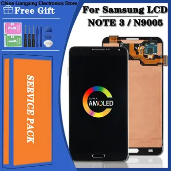 Amoled LCD сенсорный экран для Samsung Galaxy Note 3 n9005, 5,7 polegadas, n900a, n900t