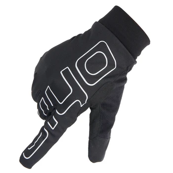 GIYO S-04 Зимняя перчатка с полным пальцем, Ветрозащитные водонепроницаемые длинные нейлоновые перчатки, плюшевые для тепла, Велосипедное снаряжение