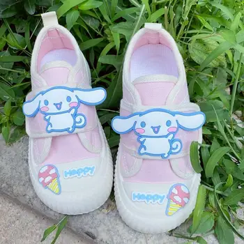 Sanrio Аниме Для Детей Kawaii Cinnamoroll My Melody/ Новые парусиновые туфли принцессы с милым Рисунком Куроми, милые детские игрушки