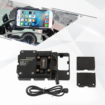 USB Навигационный Кронштейн Для мобильного телефона Мотоцикла, Поддержка Зарядки через USB Для Honda CRF1000L Africa Twin CRF1000L CRF 1000L 2016-2018 15