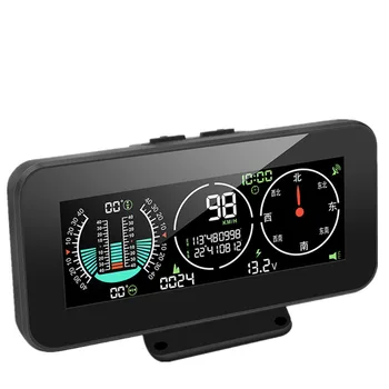 Автомобильный измеритель высоты над уровнем моря GPS Спидометр-Компас M60 Автомобильный измеритель наклона внедорожника HUD GPS Спидометр-Компас