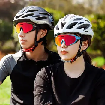 Бренд KDEAM, меняющие цвет Солнцезащитные очки для езды на велосипеде, Мужские Спортивные очки для активного отдыха, Очки для верховой езды, Альпинизма, Шоссейного велосипеда 4