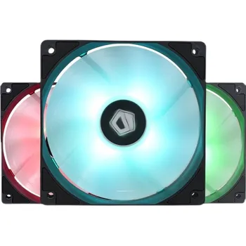 Вентилятор радиатора с водяным охлаждением 12 см Охлаждающий вентилятор DC12V RGB цветная подсветка Вентилятор шасси 12025 PWM 4pin Гидравлический подшипник