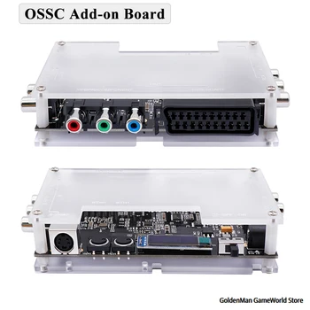 Дополнительная плата BitFunx OSSC С режимом удвоения линий и сглаживания с композитным входом и входом S-video для ретро-игровых консолей NTSC/PAL