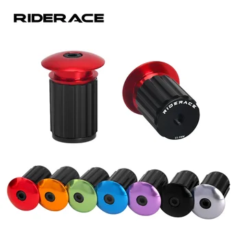 Заглушки для руля велосипеда Из алюминиевого Сплава для горного MTB Велосипеда, ручки для руля, Крышка, многоцветные Аксессуары для шоссейного велоспорта