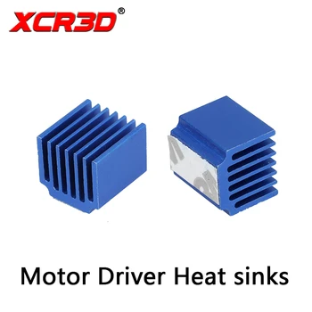 Запчасти для 3D-принтера XCR3D Драйвер Шагового двигателя Радиаторы TMC2208 TMC2100 LV8729 DRV8825 Модули Привода Охлаждающий Блок 4 шт./лот