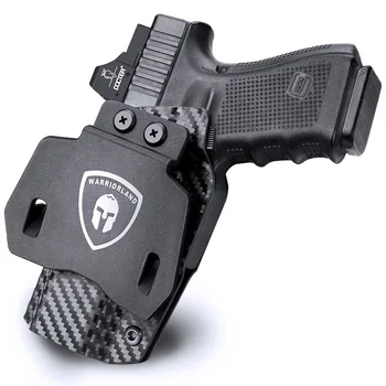 Кобура Glock 43 OWB из углеродного волокна Подходит для пистолета G43/43X (БЕЗ MOS) /48 С Красными точечными Тактическими быстрозажимными держателями для правшей