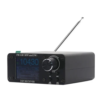 Лучшие предложения Портативное Коротковолновое радио Si4732 ATS-80, Радиоприемник Частоты FM AM, Встроенная Аккумуляторная батарея, Громкий звук