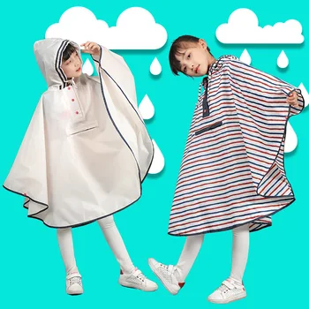 Модный Легкий детский плащ Для маленьких мальчиков и девочек, дождевик, тренч, куртка-пончо для взрослых, уличная дождевиковая одежда, часы