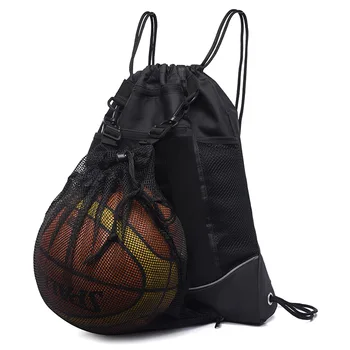 Портативный Баскетбольный чехол, Сетчатая сумка для футбола, Рюкзак для хранения волейбольных мячей на открытом воздухе, Баскетбольная тренировочная сумка 18