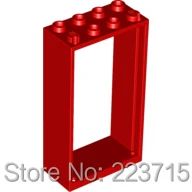* Рамка 2X4X6 * G1096 10шт DIY enlighten block кирпичная деталь № 60599, Совместимая с другими сборными частицами