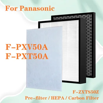 Сменный HEPA-фильтр и угольный фильтр для очистителя воздуха Panasonic F-PXV50A F-PXT50A F-ZXTS50Z
