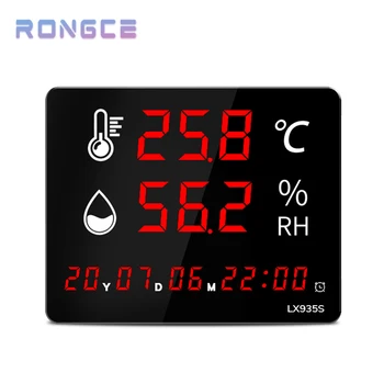 Цифровой термометр с датчиком температуры зонда для сауны, гостиничной лаборатории, домашнего измерителя влажности на открытом воздухе, термометр LX935