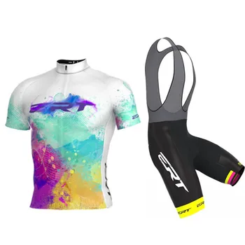 Ert Велосипедный Комплект Бразилия Одежда для Соревнований по Велоспорту и гонкам Летняя Мужская С Коротким рукавом Быстросохнущая Дышащая Mtb Uci Ropa Ciclismo 4