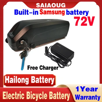 Электронный Велосипед Hailong Battery 18650 Cells Pack 72V 20AH 30AH 40AH 50AH 750 Вт 1000 Вт 1500 Вт 2000 Вт 2500 Вт Мощная Велосипедная Литиевая батарея 3